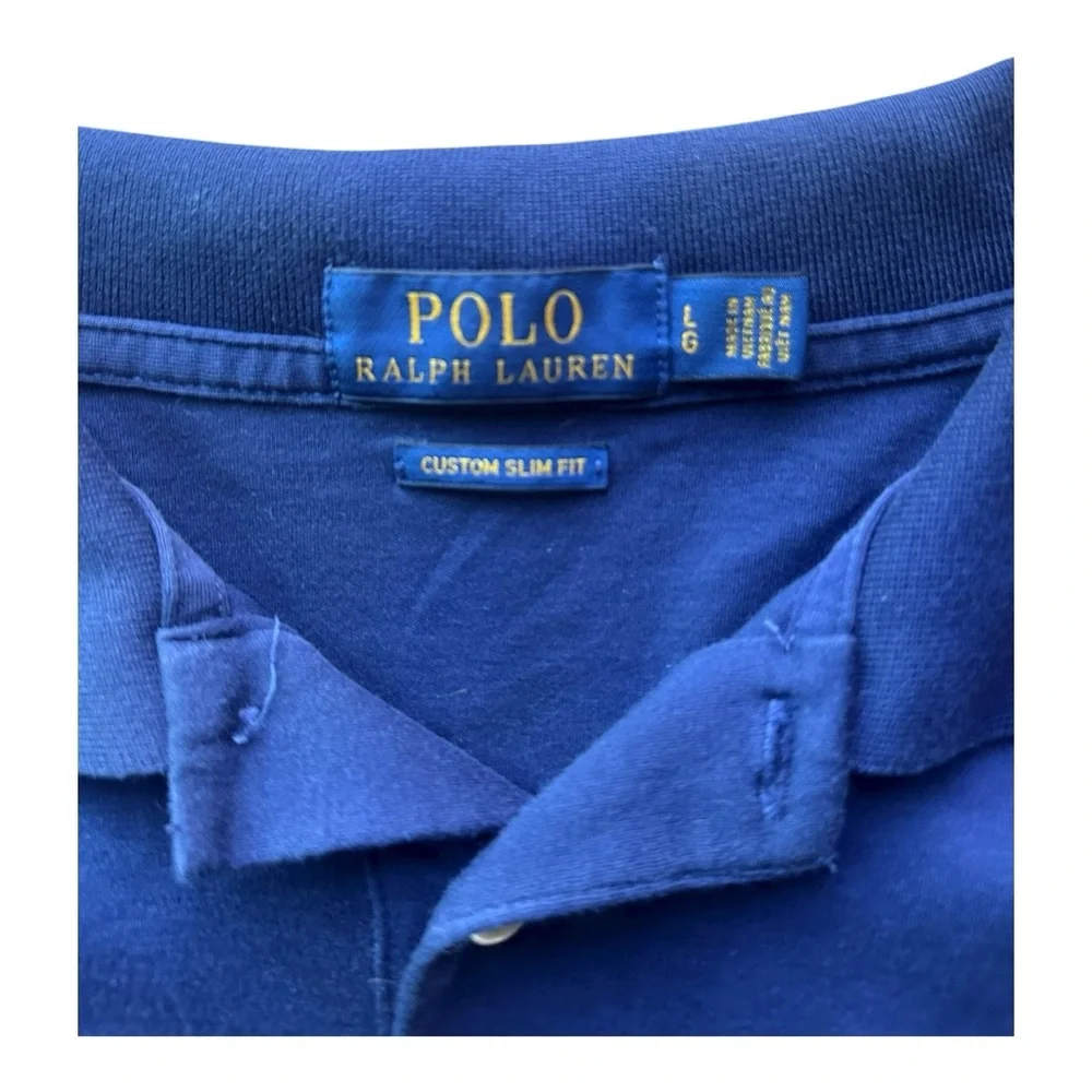 Ralph Lauren Men's Classic Navy Polo Shirt‎ size Large